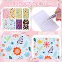 48 PCS Floral Pens Flower Ballpoint Pens Flower Notepads Set Back to School Gift Employee Gifts School Office Supplie, Wedding Favors, Floral Design, Bridal Shower Office Home Party Present Giving