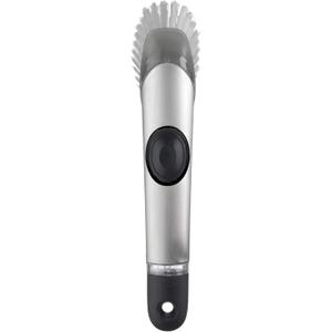 OXO Steel Soap Dispensing Dish Brush 10 in