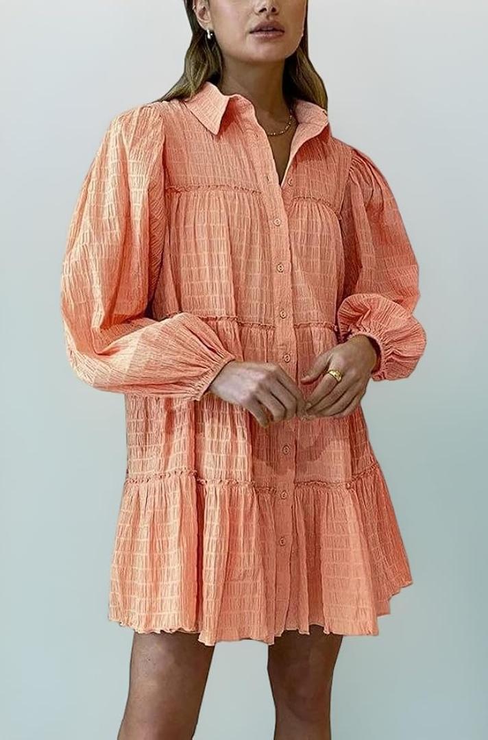 Aox Womens Summer Casual Cold Shoulder Lace Chiffon Dress Top Sexy Loose Patchwork Office Lady Work Blouse
 XXL