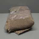 MIULEE Set of 2 Waffle Bathroom Runner Rugs, Boho Bath Rugs Non Slip Washable, Super Absorbent Runner Bath Mats, Rubber Backed Shower Mats for Hallway Bedroom Laundry Room, Brown, 2'x4'(24x48 Inch)