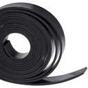 TORRAMI Solid Neoprene Rubber Strips Roll 1/8 (.125) inch Thick X 1 inch Wide X 10 Feet, for DIY Weather Stripping, Gasket, Seal