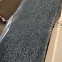PURE ERA Cuttable Carpet Stair Treads 36 X 9.5 Inch Dark Gray 14 Pcs | Self Adhesive Peel and Stick Non Slip Stair Treads for Wooden Steps,Washable Reusable, Trimable Stair Protector, Reduce Noise