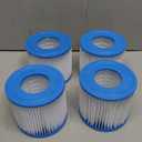 Pool Filter Cartridges Pool Filters, Cartridge for Above Ground Pool Filter, Cartridge Accessory for Use in 300 Gallon Easy Set Pool Filter Pump (4 Pack, Type D)