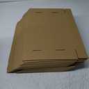 13x10x2 Shipping Boxes Set of 20, Brown Corrugated Cardboard Literature Mailer Box for Packaging, Mailing, Business