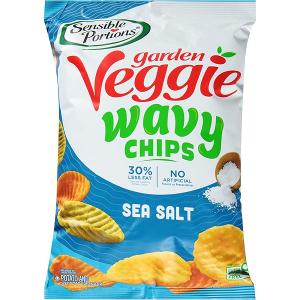 Sensible Portions Garden Veggie Chips, Sea Salt, 7 oz Best By: 28/JUL/25