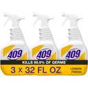 Formula 409 Multi-Surface Cleaner, Spray Bottle, Lemon Fresh, 32 Fluid Ounces, Pack of 3