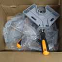 4 PCS Corner Clamps for Woodworking, Premium 90 Degree Right Angle Clamps, Adjustable Swing Jaw Aluminum Frame Clamps for Precise and Easy Fixing (4 PCS Clamping Range 3 Inch)