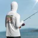 KastKing Sun Tamer Performance Fishing Hoodie, UPF 50 Sun Protection Shirt, Built-in Neck Gaiter, HYDROCOOLING Cooling Fabric (White), XXL