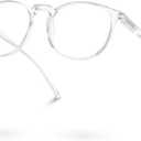 IBOANN Blue Light Glasses for Woman/Men, Fashion Blue Light Glasses Men, Fake Glasses Help Reduce Screen Fatigue (Transparent)