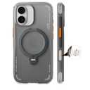 TORRAS Ostand Q3 Air for iPhone 17 Case with 360 Magnetic Stand, Fit for MagSafe, Mil-Grade Drop Tested, Camera Control Button, Shockproof Phone Case for iPhone 17 6.3'', Shadow Black