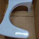 Squatty Potty Simple Curve Bathroom Toilet Stool 7" White