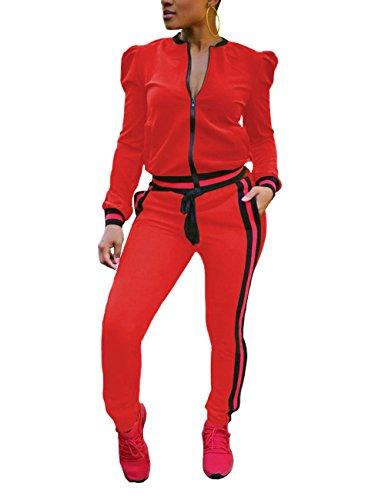 Akmipoem Pants Tracksuits Red L