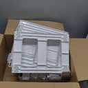 Vtopmart Clear Desktop Organizer, 4-Tier Drawer Storage with Dividers