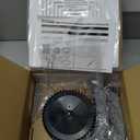 BKR60 Bathroom Exhaust Fan Replacement with Cover/Grille | Quiet 3.0 Sones High Airflow Fan Motor Replacement Fit 670, 671, 688-G/H/J/K, 693, 695, 695P, 695-R02, 696N, 696N-R02, 690-A, 690NT-A
