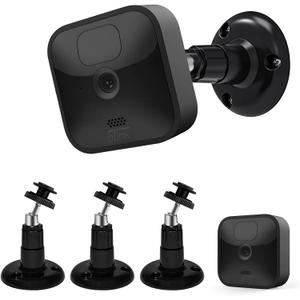 Blink Outdoor Camera Mount, 360 Degree Adjustable Indoor/Outdoor Wall Mount Bracket for Blink Home Security System Black 3 Pack
