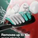 Aquasonic Black Series Ultra Whitening Toothbrush  ADA Accepted Electric Toothbrush- 8 Brush Heads & Travel Case  40,000 VPM Electric Motor & Wireless Charging - 4 Modes w Smart Timer (1 Count (Pack of 1))