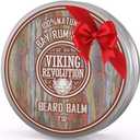 Viking Revolution Bay Rum Beard Balm - Beard Butter with Argan Oil & Jojoba Oil - Softener, Moisturizer & Wax for Men (2oz, 1 Pack)