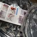 Santentre 2 Tier Black Plant Stand, Metal Flower Stand Indoor Outdoor