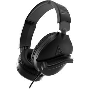 Turtle Beach Recon 70 Multiplatform Gaming Headset for PC, PS5, PS4, Xbox Series X|S, Xbox One, & Mobile w/ 3.5mm Wired Connection - Flip-to-Mute Mic, 40mm Speakers, Lightweight Design, Black