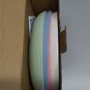 MISS BIG Wheat Straw Plates 8 inches,Plastic Plates Reusable Set of 8,Dinner Plates for Kids&Adults,Dishwasher & Microwave Safe,Eco-Friendly,BPA Free with 4 Colors (White, Pink, Green, Blue)