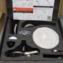 5" Dual Shower Faucet Compatible with 13/14 Delta Series Tub Trim Kit, High Pressure Round Rain Shower Head& Handheld Set Faucet System, Brushed Nickel (Valve& Catridge Not Inclued)