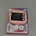 Kids Camera Instant Print, 1080P Digital Camera for Kids with 32GB SD Card, Toddler Girl Toys Birthday Festival Gifts for 3 4 5 6 7 8 9 10 Year Old Girls, Portable Travel Toys for Girls Age 3-10 (Light Pink)
