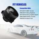 HVAC Blower Motor with Fan Cage Fits for GMC Terrain Chevy Equinox Captiva Sport 2010 2011 2012 2013 2014 2015 2016 2017 AC Heater Blower Motor 700211
