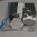 Hexagon LED Light Panels 8 Pack  RGB Wall Decor Lights with Music Sync, App & Remote  Modular Home & Christmas Decor for Bedroom, Living Room, and Room Decor