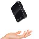 Lamido Rechargeable Mini Coffee Scale with Timer, Espresso Scale with Powder to Water Ratio and Water Flow Modes, 2kg/0.1g Digital Scale for Espresso and Pour-Over, Portable Scale with Silicone Pad