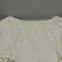 Biscaynebay Wrap Around Bed Skirts for Queen Beds 22" Long Drop, Ivory Adjustable Elastic Dust Ruffles Easy Fit Wrinkle Resistant Silky Luxurious Fabric Machine Washable