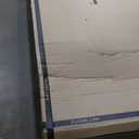 Madison Park Amelia Upholstered Headboard | Nail Head Trim Wingback Button Tufted | King, Cream