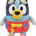 Dress & Play Baby Bluey Plush, Button, Zip, Buckle and Tie, Learn to Dress Dolls for Toddlers Ages 3+, Fine Motor Skills Buckle Toys