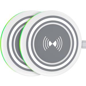 15W Wireless Charger Fast Charging Pad for iPhone 17/Air/16e/16/15 Pro Max, Android Wireless Charger Samsung Charging Station for Galaxy S25 Ultra/S24 FE/S24 Pixel 10/10 Pro/9/9 Pro XL/Fold/8a/8/7 Pro (white)