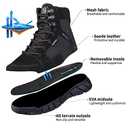 FREE SOLDIER Hiking Work Boots Men's Tactical Boots 6 Inches Waterproof Military Boots Outdoors Desert Boots (8.5, Black)