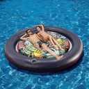 Huge Round 73"x73" Tanning Pool Lounger
Pool Float, Inflatable Sun Tanning, Tanning Chair, Water Lounge Raft for Adults