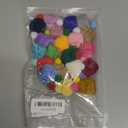 Christmas Mini Knitting Hats Penta Angel 20Pcs Assorted Color Small Santa Wool Yarn Doll Hats Bottle Caps for Christmas Tree Hanging Ornaments Snowmen Art and Craft DIY Hair Accessories (Mixed Color)