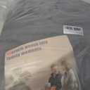 SNZ Luxury Flannel Throw Blanket for Couch 51x71 Inches - Ultra Soft Fleece Blankets & Throws for Bed, Camping, Office - All Season Cozy Plush Blanket for Adults, Men, Kids (Dark Gray)