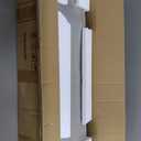 SUPERFLO 3 Gallon Bathroom Trash Can Tilt Out Trash Bin Cabinet, Hidden Trash Can Cabinet Recessed Wall Mounted Stainless Steel with Toilet Paper Holder for Bathroom/Bedroom/Office Renovation, Black