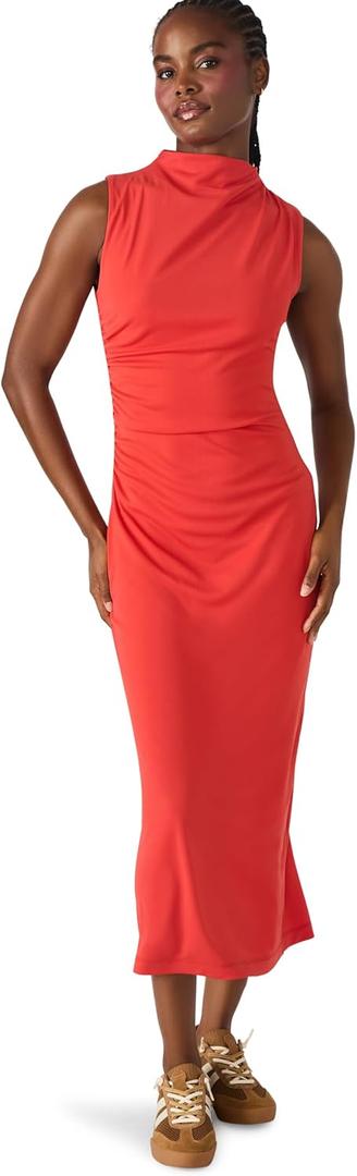 Steve Madden Womens Mo Dress (Small, Haute Red)