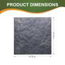 Sekcen 3 Pack Rubber Stepping Stones 15.75x15.75 Outdoor Garden Walkway Recycled Paving Stones Pavers for Walkways