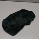 MIFXIN Velvet Stretch Couch Cushion Slipcover Sofa Cover Stretchy Universal Elastic L Shape Sectional Sofa Cushion Cover Wear-Resistant Furniture Protector (Dark Green, Back Cover), 1"D x 1"W x 1"H