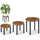 Amaoot 1-Pack Plant Stands Indoor, Plant Flower Display Shelf, Heavy Duty Flower Pot Stands for Multiple Plant Fits Living Rooms, Balconies, Offices(Fits 5" -12" Pots)