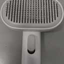 Aumuca Cat Brush for Shedding, Cat Brushes for Indoor Cats, Cat Brush for Long or Short Haired Cats, Cat Grooming Brush Cat Comb for Kitten Rabbit Massage Removes Loose Fur (White)