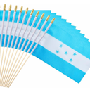 25Pack Small Honduras Flag Handheld Mini Honduran on Stick 5x8 Inch