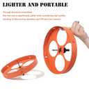 10 Inch Hole Saw with Arbor for Metal Wood Plastic, 10 in Bi-Metal Hole Cutter for Different Project with Smooth and Flat Drilling Edge, Fast Chip Removal, Lighter and Portable