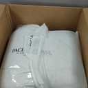 Pacific Coast Goose Feather Down Fiber Comforters Twin Size, Heavyweight Thickened Winter Duvet Insert, Ultra-Soft, Fluffy, Breathable, Hotel Luxury Bedding Comforters, 8 Tabs, 68"x90"