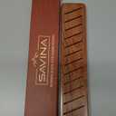 Savina Hardwood Bobbin Rack Organizer, 12-Slot Magnetic Spool Holder for Embroidery Floss, Sewing Thread Boards, Cross Stitch Storage (Wooden Thread Organizer ONLY)