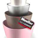 Mueller Mixing Bowls, 4-Piece Nesting Bowls Set, Food Prep Bowls, European Made, Microwave and Dishwasher Safe Mixing Bowl Set