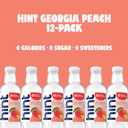 Hint Fruit-Infused Bottled Water, Georgia Peach - Sugar Free Flavored Water with Zero Calories, Naturally Flavored, and No Artificial Sweeteners - 16 Fl Oz (Pack of 12)