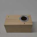 Parrot Nesting Box Cockatiel Nesting Box Bird Breeding Box House Handcrafted Wooden Acrylic Transparent Bird Box with Detachable Wooden Board for Parakeets Cockatiel Budgie Conure Parrot S (S(9.1"X5.7"X5.7"))
